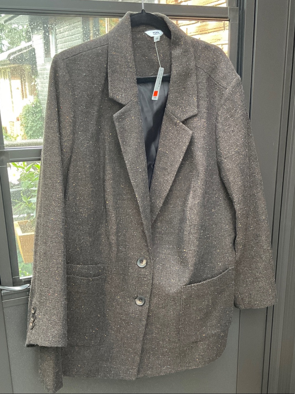 Penningtons Brown Tweed Blazer Jacket